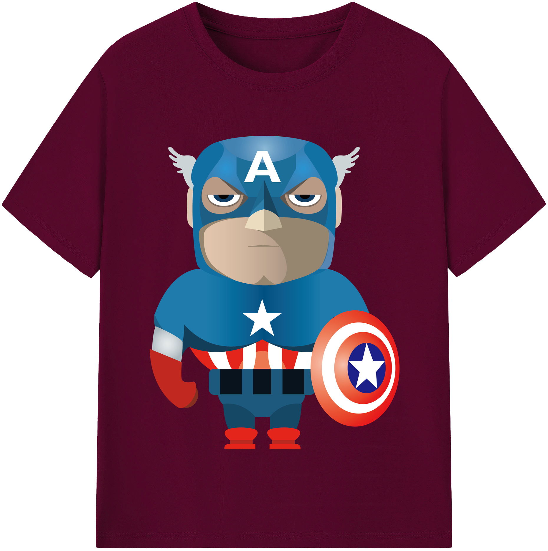 （画像用） アベンジャーズ The Avengers レディースカジュアルプリントTシャツ（綿100％）